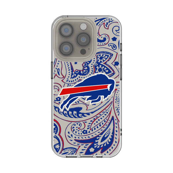 Buffalo Bills Paisley iPhone Clear Phone Case for Apple iPhone