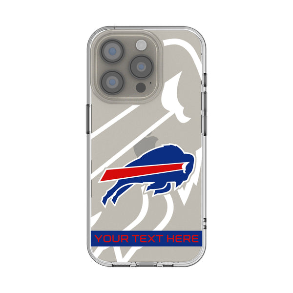 Buffalo Bills Personalized Tilt iPhone Clear Phone Case for Apple iPhone