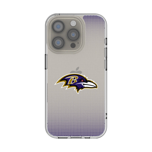 Baltimore Ravens Linen iPhone Clear Phone Case for Apple iPhone