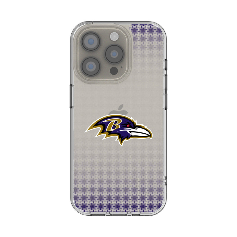 Baltimore Ravens Linen iPhone Clear Phone Case for Apple iPhone