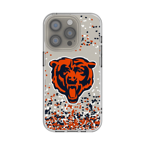 Chicago Bears Confetti iPhone Clear Phone Case for Apple iPhone