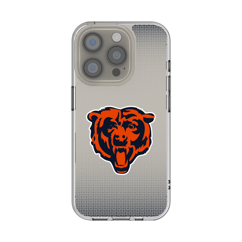 Chicago Bears Linen iPhone Clear Phone Case for Apple iPhone