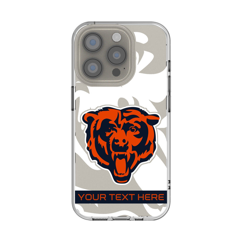 Chicago Bears Personalized Tilt iPhone Clear Phone Case for Apple iPhone