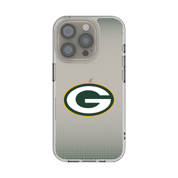 Green Bay Packers Linen iPhone Clear Phone Case for Apple iPhone