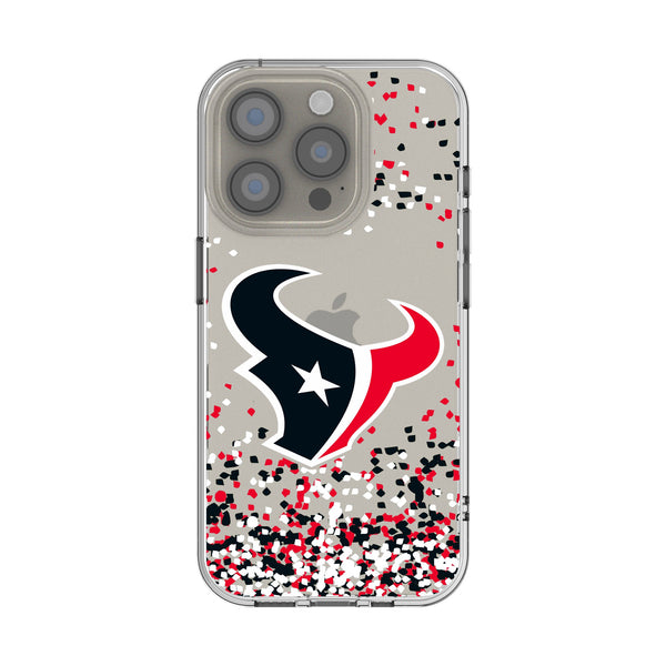 Houston Texans Confetti iPhone Clear Phone Case for Apple iPhone