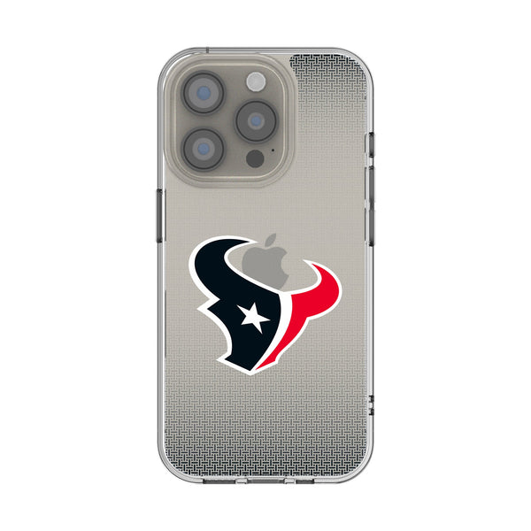 Houston Texans Linen iPhone Clear Phone Case for Apple iPhone