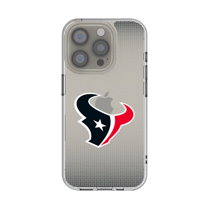 Houston Texans Linen iPhone Clear Phone Case for Apple iPhone
