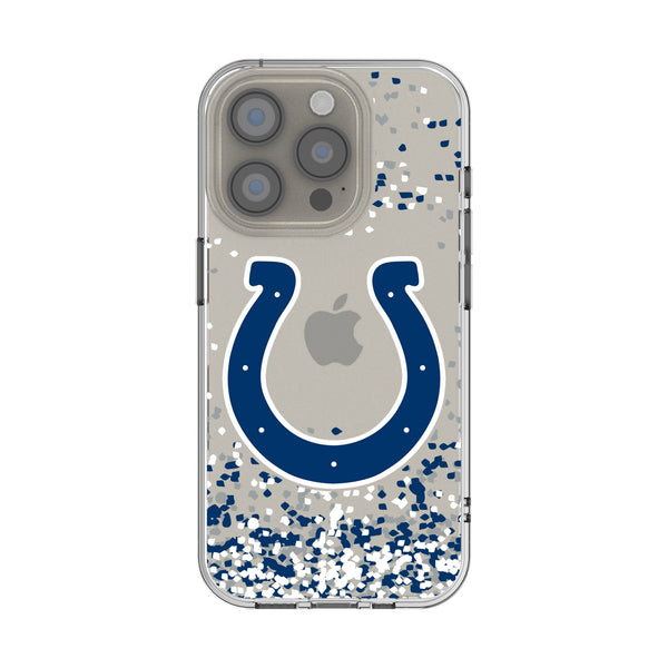 Indianapolis Colts Confetti iPhone Clear Phone Case for Apple iPhone