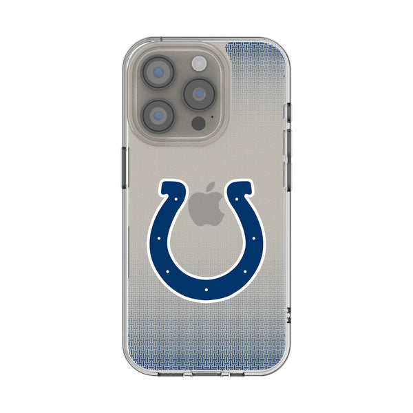 Indianapolis Colts Linen iPhone Clear Phone Case for Apple iPhone