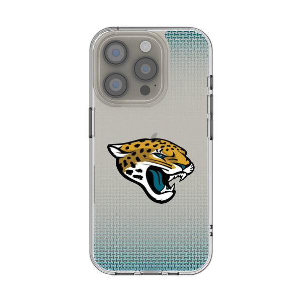 Jacksonville Jaguars Linen iPhone Clear Phone Case for Apple iPhone
