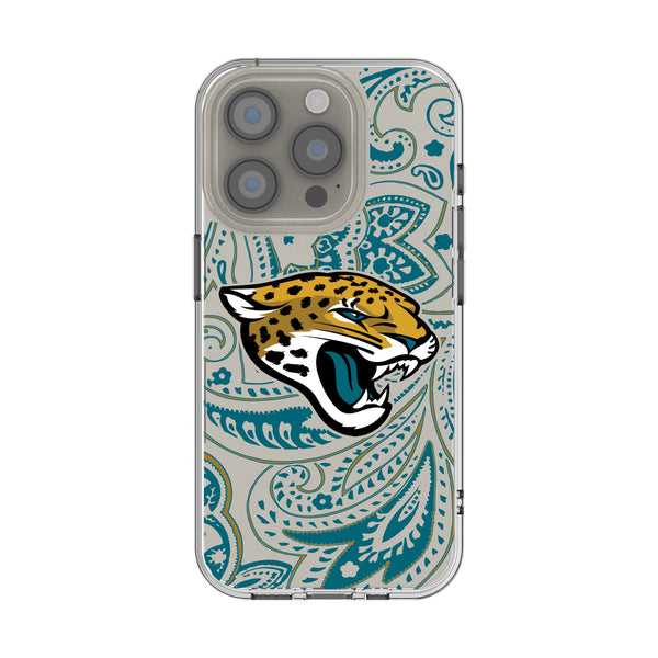 Jacksonville Jaguars Paisley iPhone Clear Phone Case for Apple iPhone