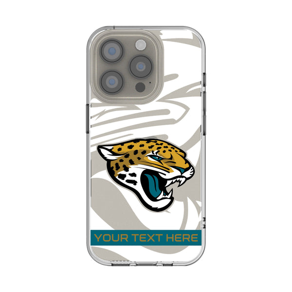 Jacksonville Jaguars Personalized Tilt iPhone Clear Phone Case for Apple iPhone