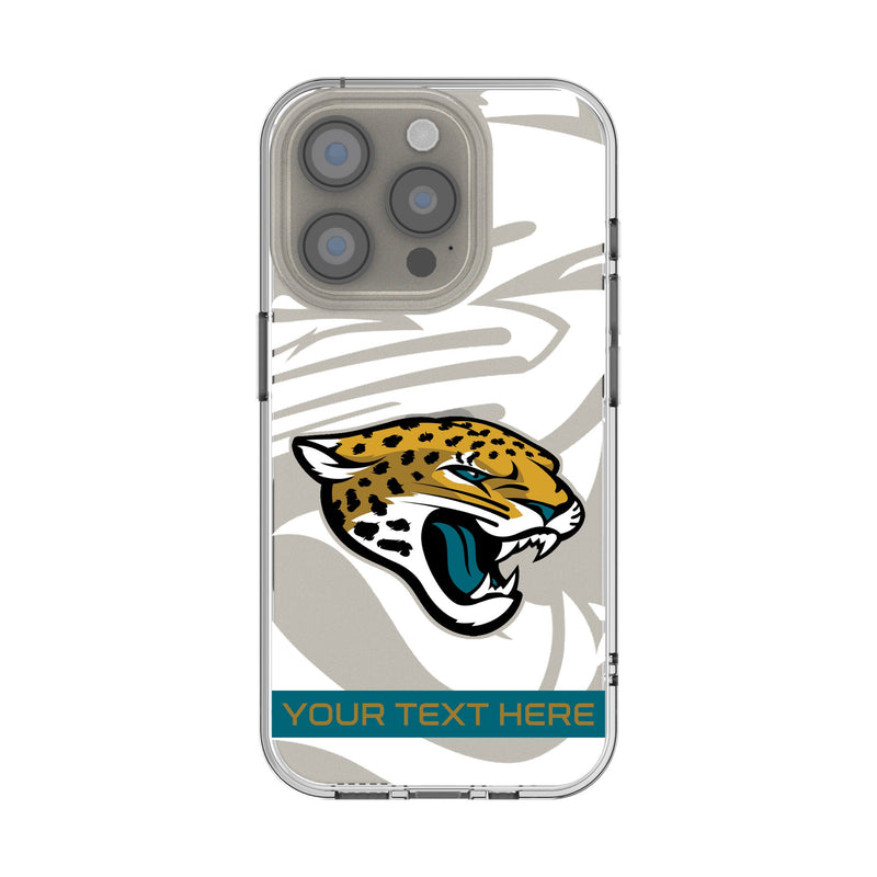 Jacksonville Jaguars Personalized Tilt iPhone Clear Phone Case for Apple iPhone