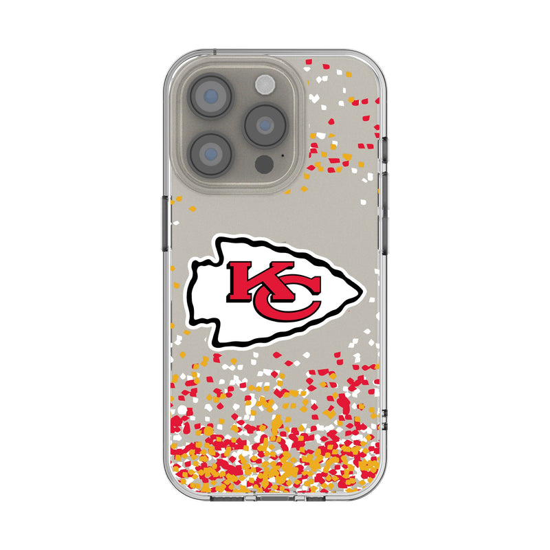 Kansas City Chiefs Confetti iPhone Clear Phone Case for Apple iPhone