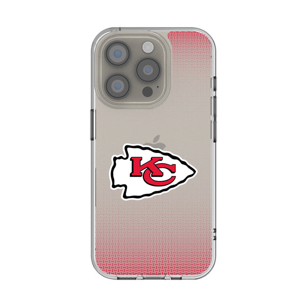 Kansas City Chiefs Linen iPhone Clear Phone Case for Apple iPhone