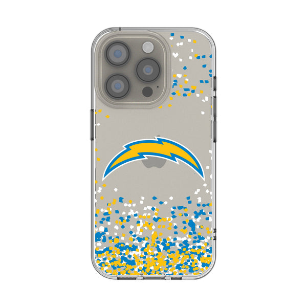 Los Angeles Chargers Confetti iPhone Clear Phone Case for Apple iPhone