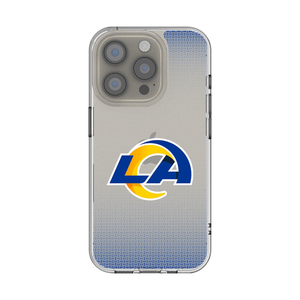 Los Angeles Rams Linen iPhone Clear Phone Case for Apple iPhone