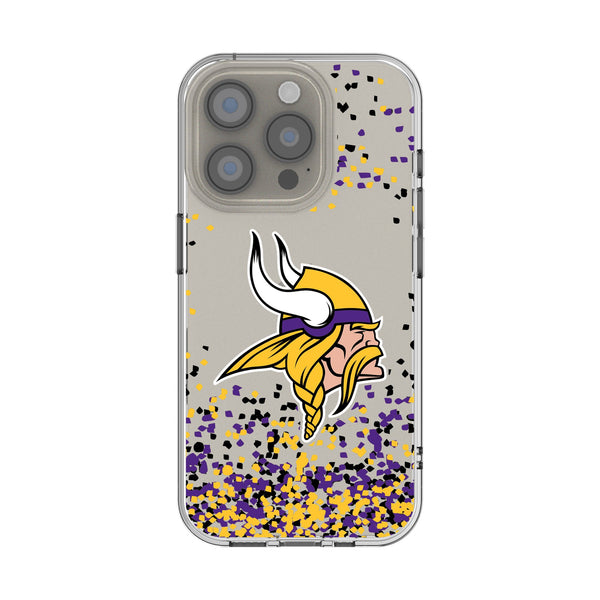 Minnesota Vikings Confetti iPhone Clear Phone Case for Apple iPhone