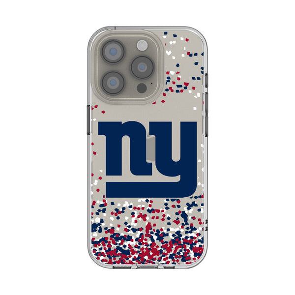 New York Giants Confetti iPhone Clear Phone Case for Apple iPhone
