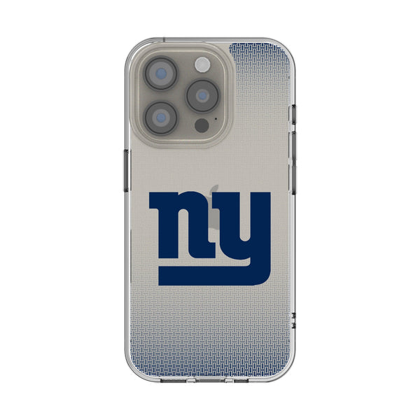 New York Giants Linen iPhone Clear Phone Case for Apple iPhone