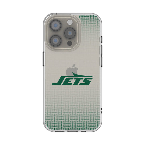 New York Jets Linen iPhone Clear Phone Case for Apple iPhone