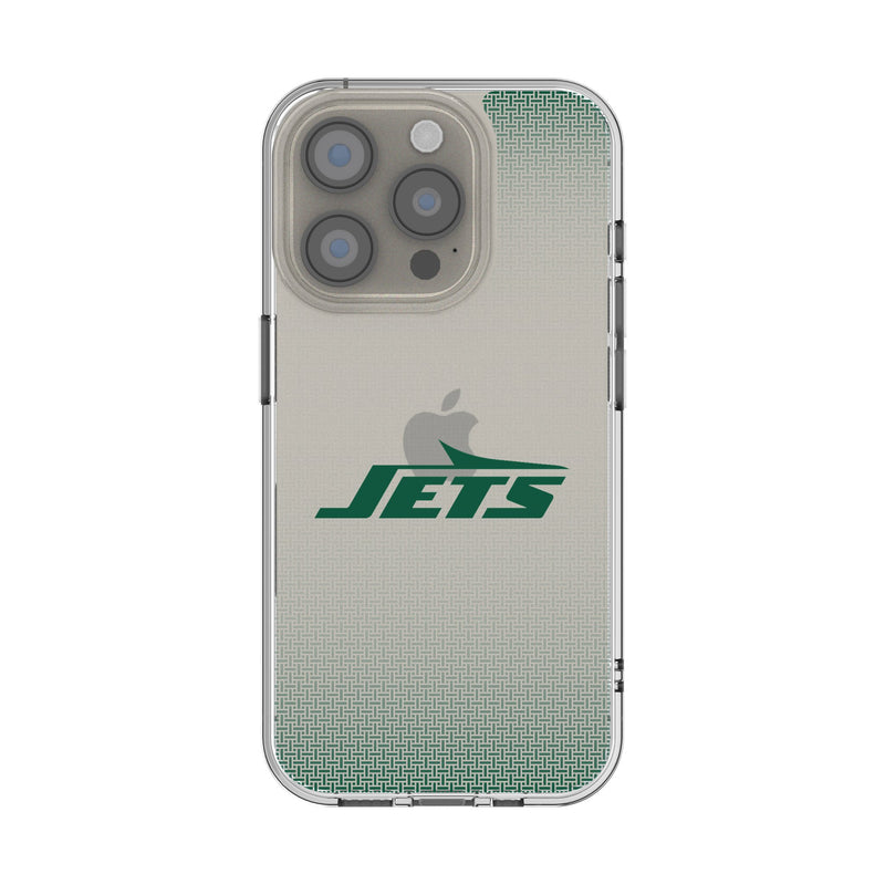 New York Jets Linen iPhone Clear Phone Case for Apple iPhone
