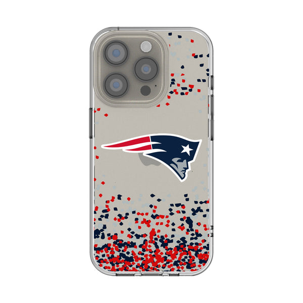 New England Patriots Confetti iPhone Clear Phone Case for Apple iPhone