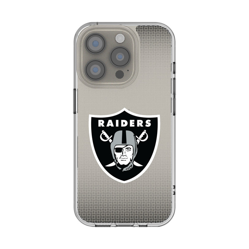 Las Vegas Raiders Linen iPhone Clear Phone Case for Apple iPhone