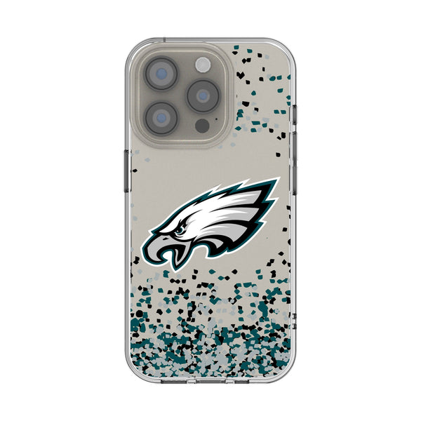 Philadelphia Eagles Confetti iPhone Clear Phone Case for Apple iPhone