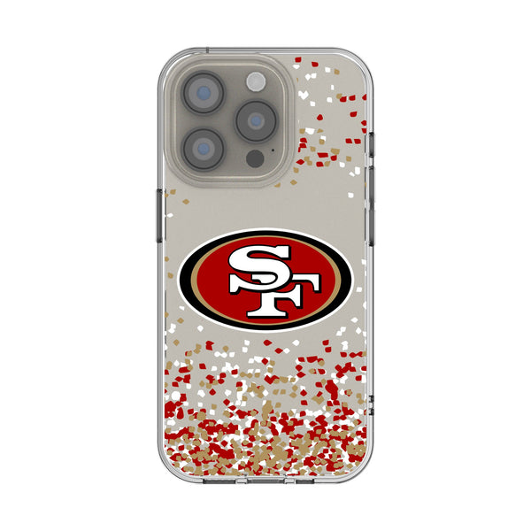 San Francisco 49ers Confetti iPhone Clear Phone Case for Apple iPhone