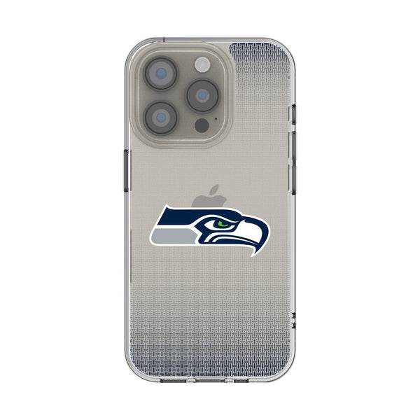 Seattle Seahawks Linen iPhone Clear Phone Case for Apple iPhone
