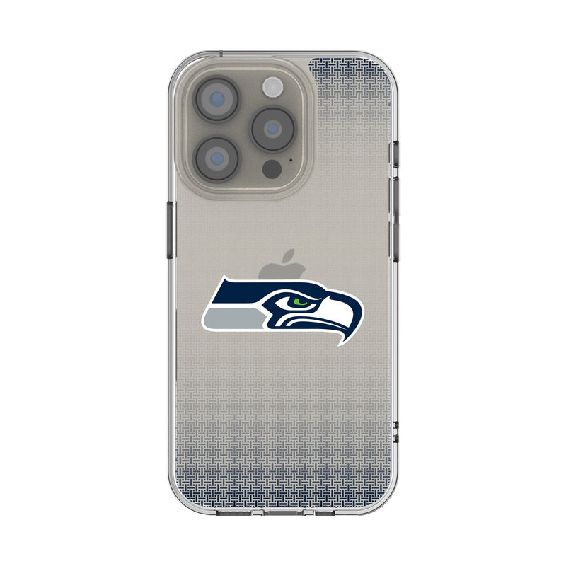 Seattle Seahawks Linen iPhone Clear Phone Case for Apple iPhone