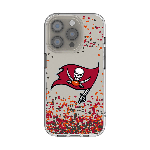 Tampa Bay Buccaneers Confetti iPhone Clear Phone Case for Apple iPhone