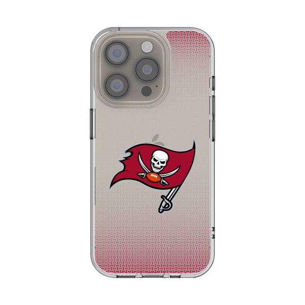 Tampa Bay Buccaneers Linen iPhone Clear Phone Case for Apple iPhone