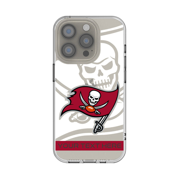 Tampa Bay Buccaneers Personalized Tilt iPhone Clear Phone Case for Apple iPhone