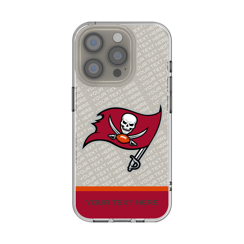 Tampa Bay Buccaneers Personalized EndZone Plus iPhone Clear Phone Case for Apple iPhone