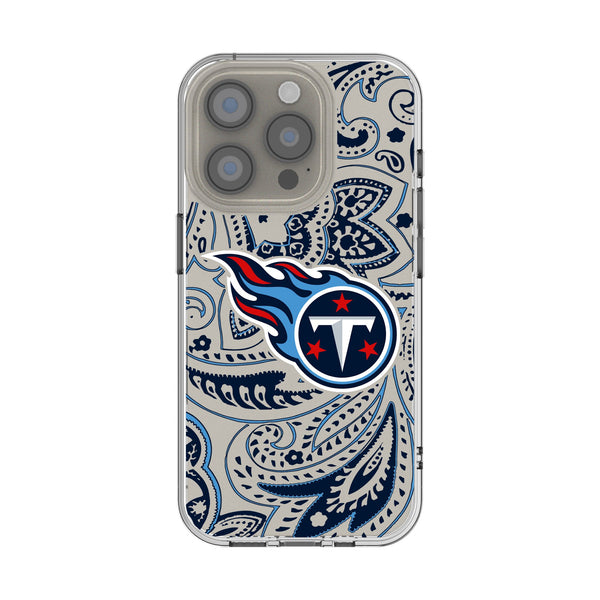 Tennessee Titans Paisley iPhone Clear Phone Case for Apple iPhone