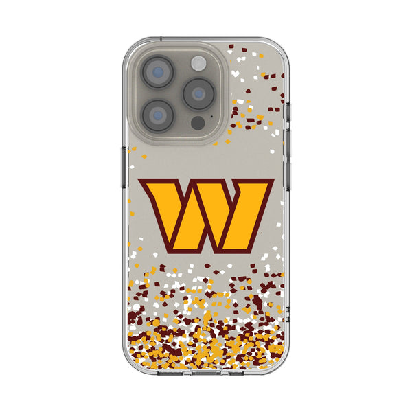 Washington Commanders Confetti iPhone Clear Phone Case for Apple iPhone