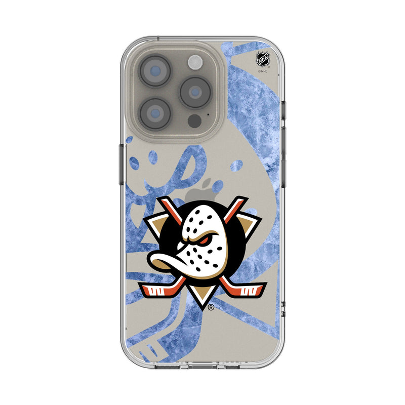 Anaheim Ducks Ice Tilt iPhone Clear Phone Case for Apple iPhone