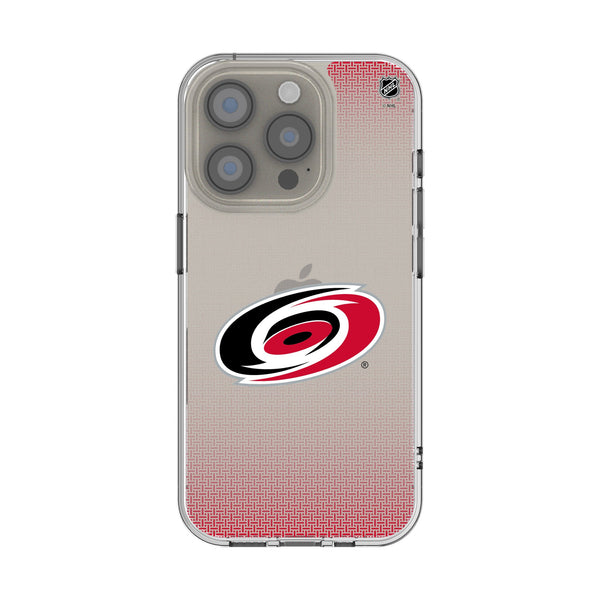 Carolina Hurricanes Linen iPhone Clear Phone Case for Apple iPhone