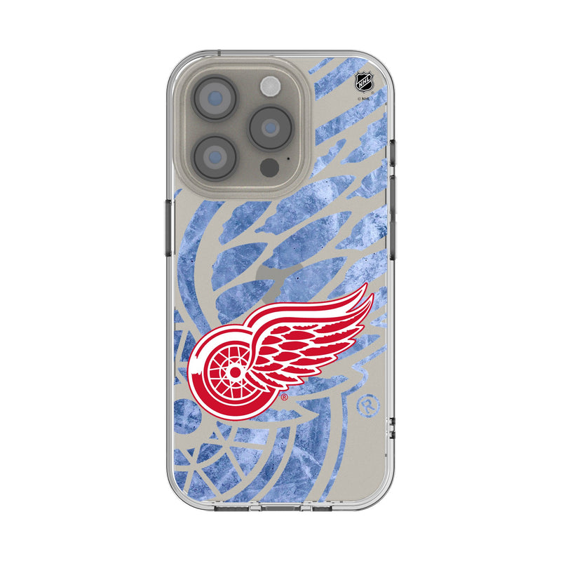 Detroit Red Wings Ice Tilt iPhone Clear Phone Case for Apple iPhone