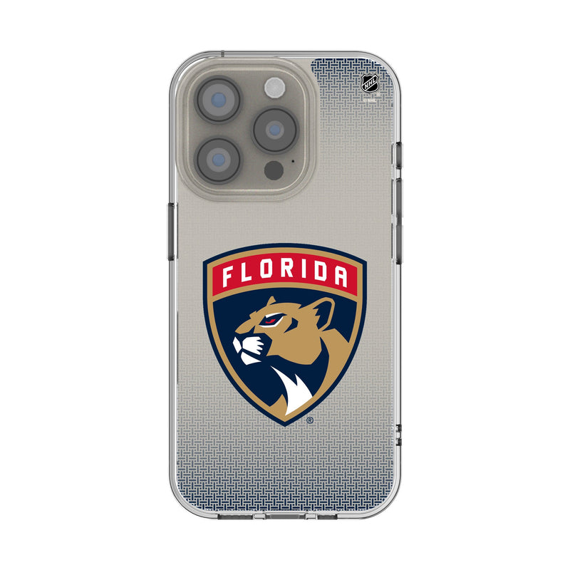 Florida Panthers Linen iPhone Clear Phone Case for Apple iPhone