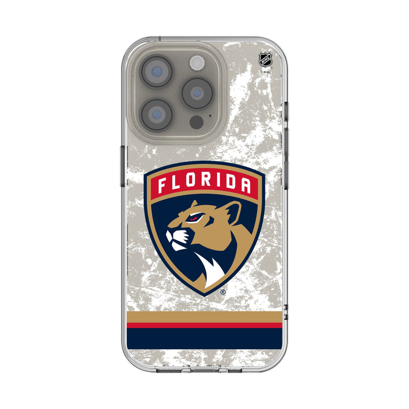 Florida Panthers Ice Stripe iPhone Clear Phone Case for Apple iPhone