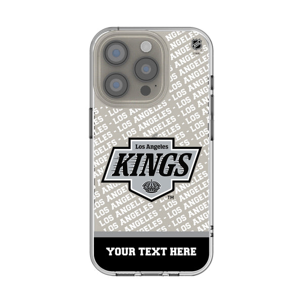 LA Kings Personalized EndZone Plus iPhone Clear Phone Case for Apple iPhone