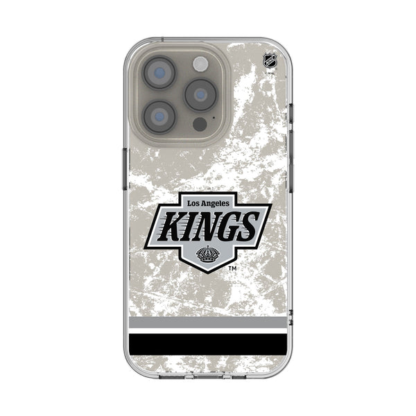 LA Kings Ice Stripe iPhone Clear Phone Case for Apple iPhone