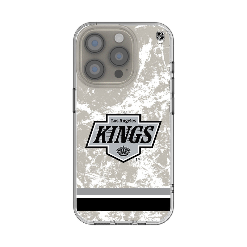 LA Kings Ice Stripe iPhone Clear Phone Case for Apple iPhone