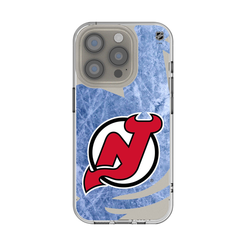 New Jersey Devils Ice Tilt iPhone Clear Phone Case for Apple iPhone