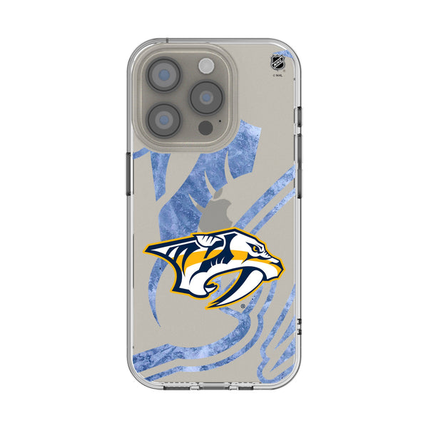 Nashville Predators Ice Tilt iPhone Clear Phone Case for Apple iPhone