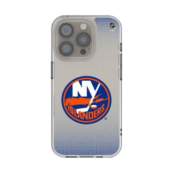 New York Islanders Linen iPhone Clear Phone Case for Apple iPhone