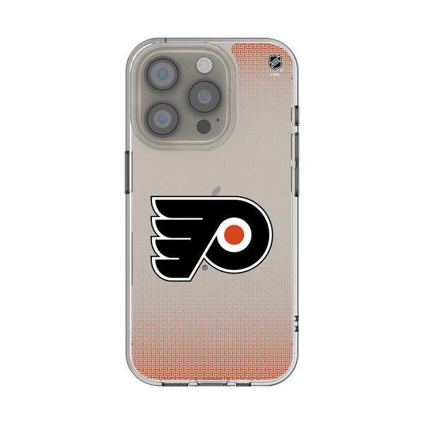 Philadelphia Flyers Linen iPhone Clear Phone Case for Apple iPhone